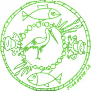 Mandala, rybník